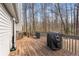 Wooden deck with a grill at 3747 Junior Ln, Douglasville, GA 30135
