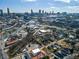 Expansive aerial view showcasing the Atlanta skyline and surrounding neighborhood at 480 James P Brawley Nw Dr, Atlanta, GA 30318