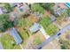 Aerial view of home with large surrounding yard space in established neighborhood at 1703 Alton Way, Marietta, GA 30062