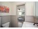 Stylish bathroom with modern fixtures and decor, and an open view at 1703 Alton Way, Marietta, GA 30062