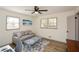 Comfortable sitting room with wood floors and neutral color scheme at 1703 Alton Way, Marietta, GA 30062