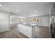 Open-concept living area with recessed lighting and expansive countertops at 708 Morris Rd, Hiram, GA 30141