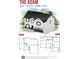 Floor plan of the Adam model home featuring two stories, 4 bedrooms, 2.5 bathrooms and 2647 total sq ft at 75 Pine Creek Ct, Dallas, GA 30157