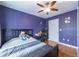 Bedroom with hardwood floors, a ceiling fan, and decor at 4020 F A A Rd, Cumming, GA 30041