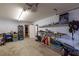 Garage interior with storage shelves and various organizational items at 4020 F A A Rd, Cumming, GA 30041