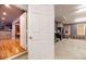 Interior shot showing a view from a doorway into a finished room and the garage at 4020 F A A Rd, Cumming, GA 30041