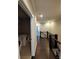 Upstairs hallway with laundry area featuring modern washer and dryer at 4191 Wisconsin Dr, Dunwoody, GA 30338