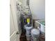 Close-up view of the water heater and plumbing fixtures at 684 S Hairston Rd, Stone Mountain, GA 30088