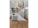 Grand staircase featuring wood and wrought iron accents, plus a lovely foyer at 78 Cuthbert Ln Ne, Acworth, GA 30101
