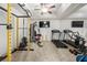 Home gym with workout equipment and mirrors at 4233 Sandstone Shores Dr, Stonecrest, GA 30038