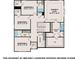 Floor plan of the second floor of The Hickory at Melody Lakeside Estates home at 6945 Melody Ridge Rd, Buford, GA 30518