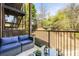 Outdoor patio with seating and views of the surrounding greenery at 794 Ralph Mcgill Ne Blvd # 14, Atlanta, GA 30312