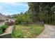 Fenced backyard next to mature trees for added privacy, perfect for or pets at 2585 Braselton Hwy, Buford, GA 30519