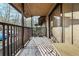 Private balcony with carpet, metal railing, and sliding glass doors to enjoy natural light at 104 River Run Dr, Atlanta, GA 30350