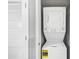 Convenient laundry area featuring stackable washer and dryer at 117 Lablanc Nw Way, Atlanta, GA 30327