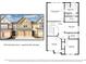 Detailed floor plan showing layout of bedrooms, bathrooms, and other rooms at 1670 Granville Ct, Lawrenceville, GA 30043
