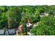 Beautiful aerial view showcasing a home surrounded by lush greenery in neighborhood at 237 Altoona Sw Pl, Atlanta, GA 30314