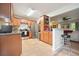 Spacious kitchen with stainless steel appliances and adjacent dining area, perfect for entertaining at 345 Lambeth Dr, Hiram, GA 30141