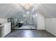 Elegant bathroom with marble shower, freestanding tub, and chic chandelier at 5 Coventry Close, Avondale Estates, GA 30002