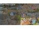 Aerial view showing house location and property size, lot is .33 acres at 279 Alex St, Canton, GA 30114