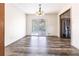 Bright dining room with wood-look floors and sliding glass doors, providing access to outdoor enjoyment at 1767 Wingard Dr, Marietta, GA 30062