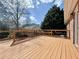 Wooden deck providing an outdoor living space with views of the property's backyard at 248 Arnold Ave, Marietta, GA 30066