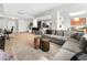 Spacious open floor plan with living room, dining area and kitchen at 2870 Pharr Ct # 3002, Atlanta, GA 30305