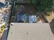Aerial view of the house, showcasing the backyard and roof at 6545 Muirfield Pt, Fairburn, GA 30213
