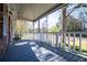 Covered porch with white railing that offers an inviting outdoor living space at 5042 Central Church Rd, Douglasville, GA 30135