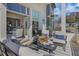 Cozy outdoor patio with stylish furniture, ideal for entertaining or relaxing outdoors at 81 Delmont Ne Dr, Atlanta, GA 30305