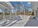 Deck has a lounge chair with a pergola at 383 Oakridge Se Dr, Cartersville, GA 30121