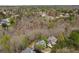 An aerial view of a home surrounded by lush greenery, offering a sense of privacy and natural beauty at 102 Stargaze Rdg, Canton, GA 30114