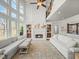 Inviting living space with large windows and second story view at 102 Stargaze Rdg, Canton, GA 30114