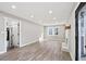 Bright and open living room with fireplace and hardwood flooring at 2014 Poplar Rdg, Lawrenceville, GA 30044