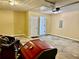 Well-lit garage with a finished ceiling and two doors at 2703 Regal Cir, Conyers, GA 30012