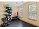 Brightly lit exercise room with weights, exercise balls, and other fitness equipment at 898 Oak Sw St # 3222, Atlanta, GA 30310