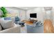 Comfortable living room with hardwood floors, stylish furniture, and natural light at 817 N Evelyn Nw, Atlanta, GA 30318