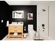 Modern bathroom features a lighted mirror, stylish vanity, and glass-enclosed shower at 170 Boulevard Se # H213, Atlanta, GA 30312