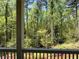 Relaxing view of lush trees and plants from a covered patio at 5210 Timber S Trl, Sandy Springs, GA 30342