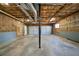 Unfinished basement with concrete floor and visible ceiling insulation, ready for customization and expansion at 4312 Daniel Dr, Winston, GA 30187