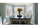 Bright dining area with large bay windows, a table and chairs for a cozy and inviting meal setting at 4312 Daniel Dr, Winston, GA 30187