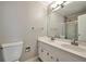 Bathroom features a double sink vanity and glass enclosed shower at 1095 Willow Bnd, Roswell, GA 30075