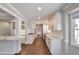 Bright kitchen with white cabinets, stainless steel appliances, and a marble countertop at 1095 Willow Bnd, Roswell, GA 30075