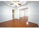 Spacious dining area features hardwood floors, crown moulding, and an open layout at 610 Walnut Sw Pl, Marietta, GA 30060