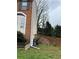 View of the side yard and wooden fence, showing outdoor space at 1672 Cedar Bluff Way, Marietta, GA 30062