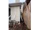 Side of house with a ladder, showing the exterior details and access to the upper levels at 1672 Cedar Bluff Way, Marietta, GA 30062