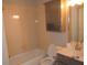 Functional bathroom featuring a combination shower and tub at 3975 Broadleaf Walk, Ellenwood, GA 30294