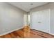 Spacious bedroom with hardwood floors, and double door closet at 2125 Burnside Nw Dr, Atlanta, GA 30318