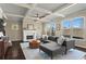 Comfortable living room with fireplace offers a cozy and inviting atmosphere for relaxing with Gathering at 305 Norwood Ne Ave, Atlanta, GA 30317