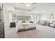 Spacious bedroom features tray ceiling, plush carpet, and abundant natural light at 11841 Rizvan Pl, Covington, GA 30014